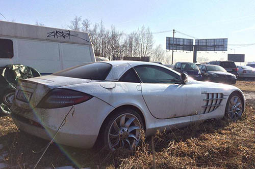 Siêu xe Mercedes SLR McLaren bị bỏ rơi từ 2011 - 3