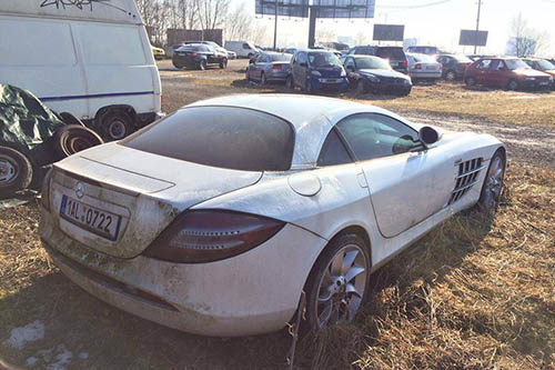 Siêu xe Mercedes SLR McLaren bị bỏ rơi từ 2011 - 4