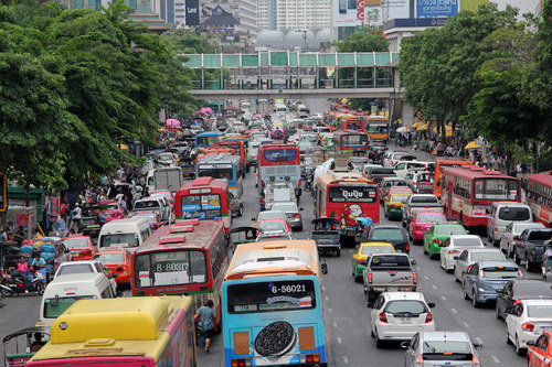 Thái Lan đứng đầu thế giới về mức độ tắc đường - 1