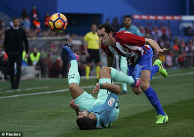 Chi tiết Atletico Madrid - Barcelona: Messi tỏa sáng (KT) - 4