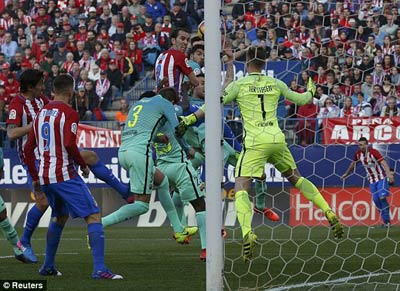 Chi tiết Atletico Madrid - Barcelona: Messi tỏa sáng (KT) - 9