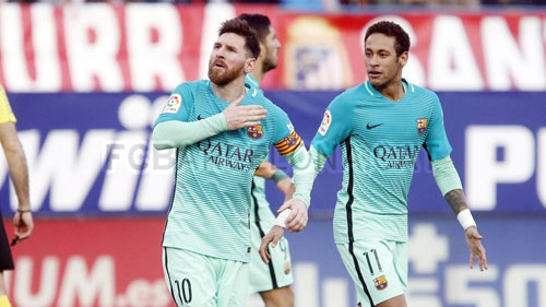 Thắng trận 400, Messi giúp Enrique vĩ đại nhì Liga - 1