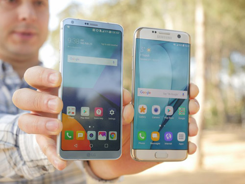 So sánh LG G6 với Samsung Galaxy S7 Edge - 1