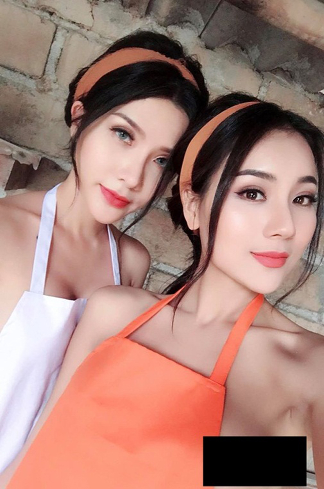 Hot girl, người mẫu Nga Tây là một trong hai mẫu nữ chính của bộ ảnh đang gây sốc chụp tại địa điểm được cư dân mạng gọi là hồ "Tuyệt tình cốc".