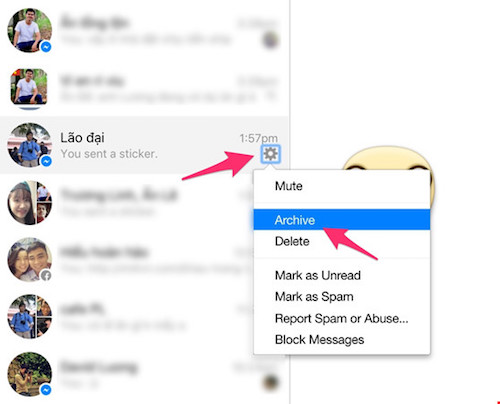 Cách ẩn các tin nhắn quan trọng trên Messenger - 2