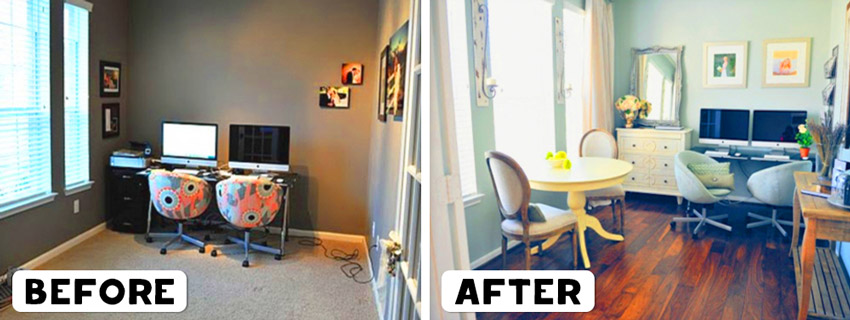 Sự “lột xác” đáng kinh ngạc của những căn phòng cũ kỹ - 3