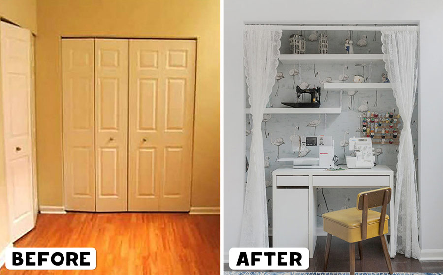 Sự “lột xác” đáng kinh ngạc của những căn phòng cũ kỹ - 12