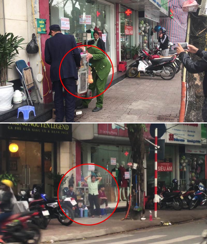 Clip: Công an “giành” được vỉa hè ít phút lại bị dân tái chiếm - 2
