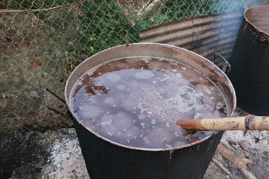 Bắt quả tang cơ sở trộn phẩm màu vào tiêu - 2