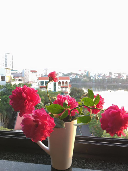 Học bà mẹ Hà thành cắm hoa cực đẹp cho ngày 8/3 - 1