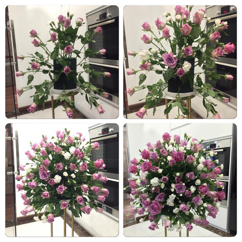 Học bà mẹ Hà thành cắm hoa cực đẹp cho ngày 8/3 - 3