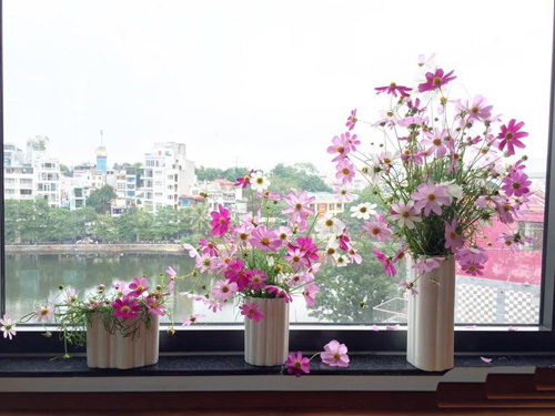 Học bà mẹ Hà thành cắm hoa cực đẹp cho ngày 8/3 - 7