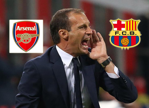 HLV Allegri “chê” Arsenal, đến Barca làm thầy Messi - 1