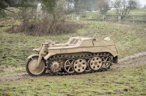 Kinh ngạc môtô bánh xích xe tăng của phát xít Đức - 6