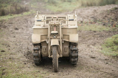 Kinh ngạc môtô bánh xích xe tăng của phát xít Đức - 10