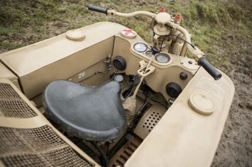 Kinh ngạc môtô bánh xích xe tăng của phát xít Đức - 12