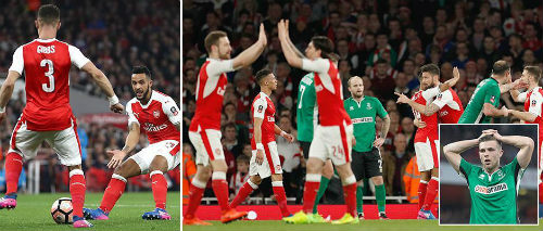 Arsenal – Lincoln: 4 cú đấm sau giờ nghỉ - 1