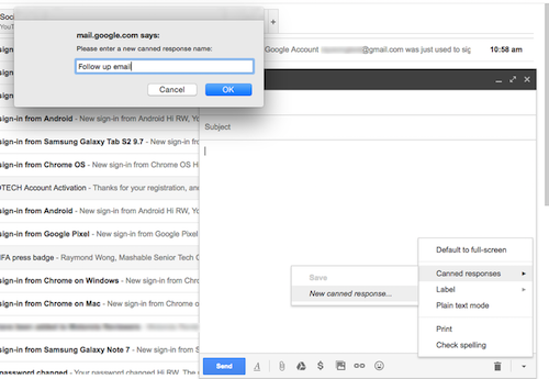 Cách tạo nội dung email mẫu để trả lời nhanh - 6