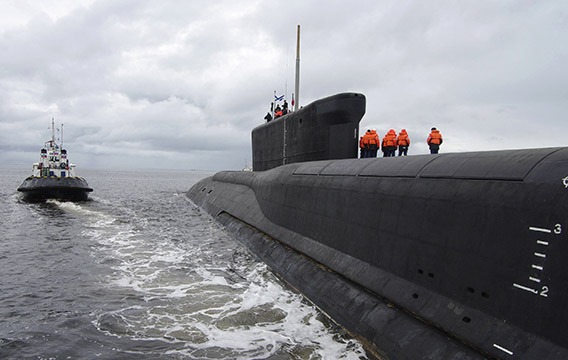 Tàu ngầm hạt nhân Nga phóng ngư lôi vào nhau ở Bắc Cực - 1