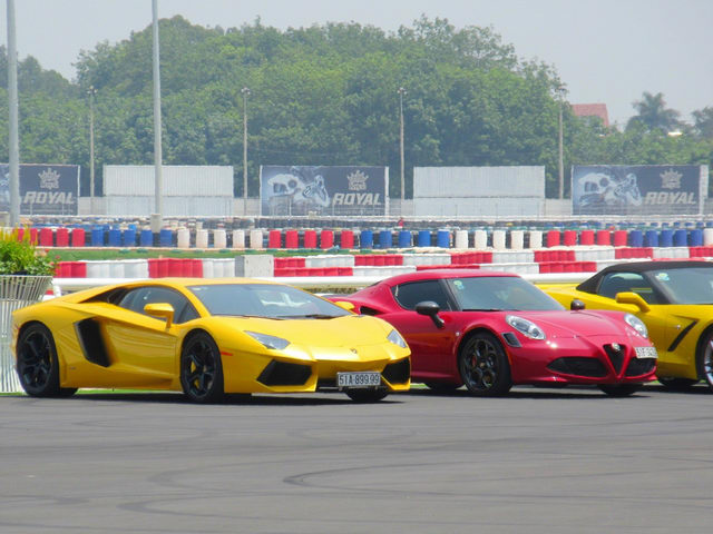 Dàn siêu xe tụ hội tại trường đua lớn nhất Việt Nam - 1