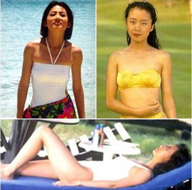 Ở thập niên 90, người đẹp xứ sở Kim chi biến hóa không ngừng với các bộ đồ tắm.