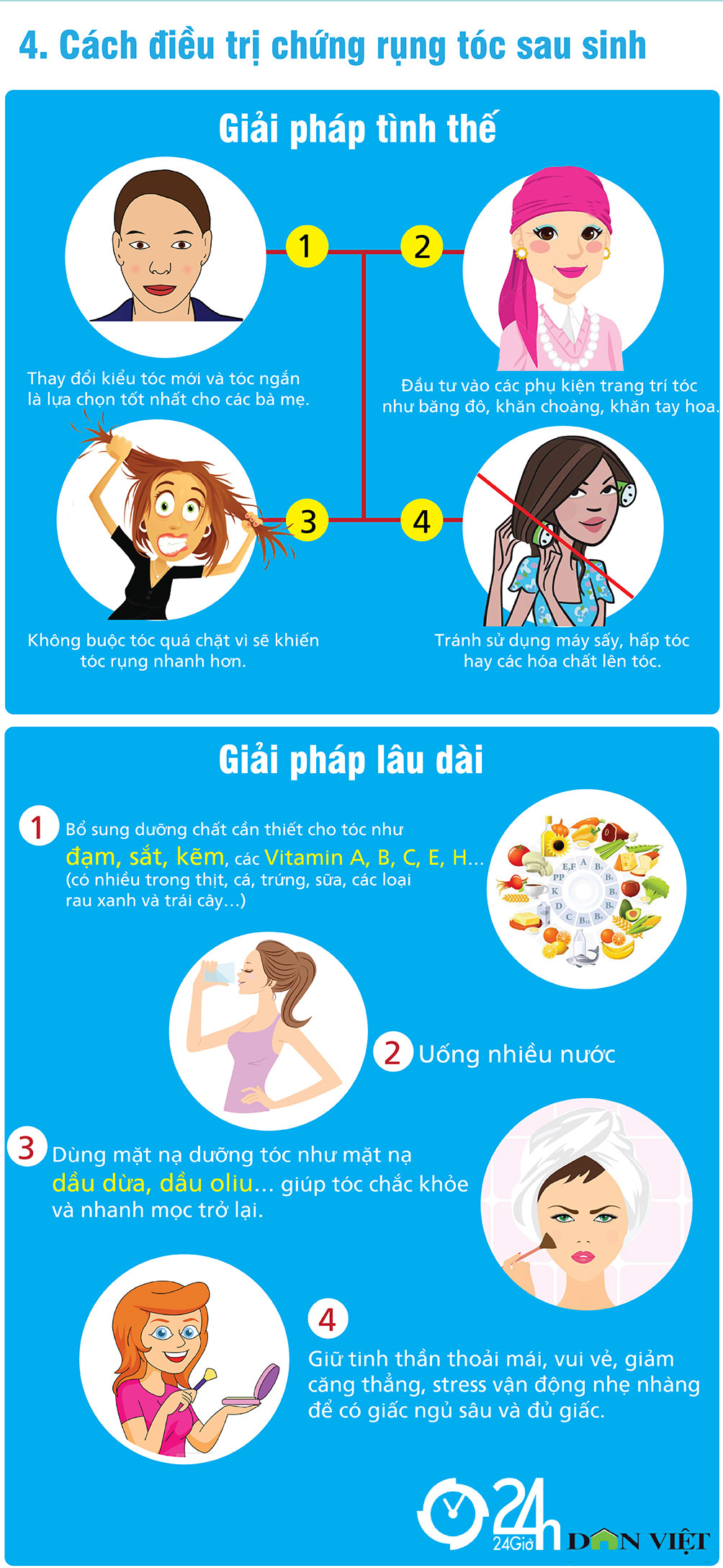 Tại sao sau khi sinh, các bà mẹ thường rụng nhiều tóc? - 2
