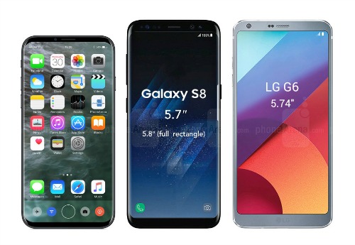 iPhone 8 sẽ có ngoại hình như Galaxy S8, S8 Plus và LG G6 không viền - 3