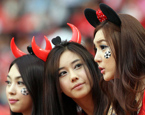 Những Hot Girl Hàn Quốc Xinh Đẹp Trên Khán Đài World Cup
