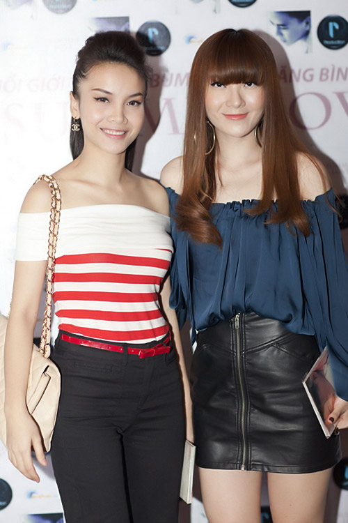 Người đẹp Việt hút hồn với mốt khoe vai - 12