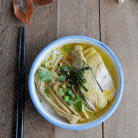 Ẩm thực - Bún gà nấu măng hấp dẫn