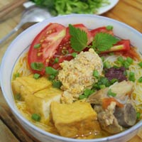 Ẩm thực - Bún riêu tôm thịt đậm đà ngon miệng