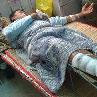 Tin tức trong ngày - Vụ đá đè xe ở núi Cấm: Thoát chết kỳ diệu