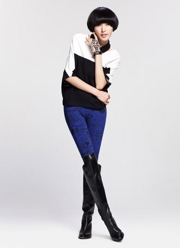 Mặc tương phản đen và trắng cá tính - 24