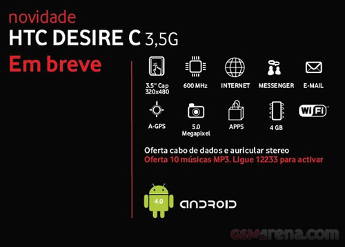 HTC Desire C có giá khoảng 5 triệu đồng - 2