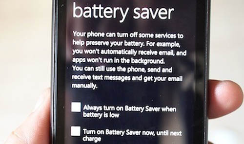 Kéo dài thời gian dùng pin cho Windows Phone - 1
