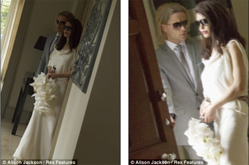 HOT: Jolie-Pitt lộ ảnh cưới giả - 4