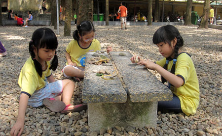 Chùm ảnh học sinh thực nghiệm "học như chơi" - 16
