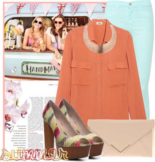 Mặc đẹp cùng màu xanh pastel - 3