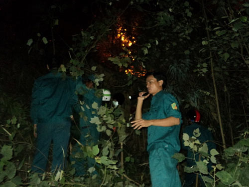 Sét đánh gây cháy rừng ở Đà Nẵng - 4