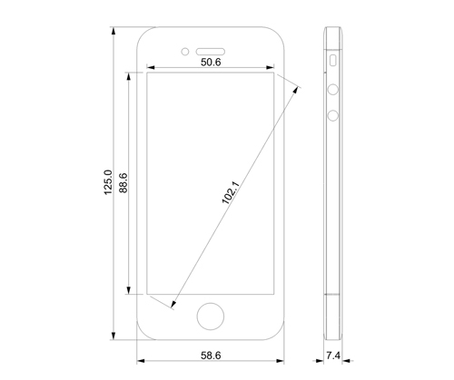 IPhone 5 màn hình 4 inch dạng concept - 5