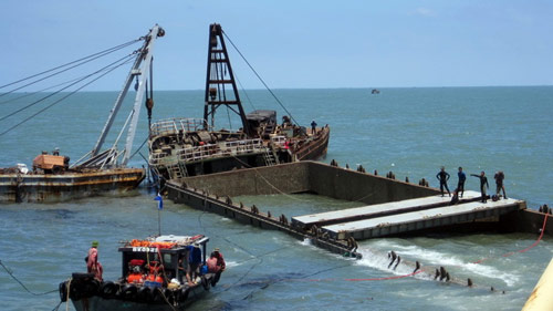 Tàu Trường Hải Star đã nổi - 3