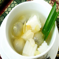 Ẩm thực - Chè nhãn rau câu hạnh nhân mát lạnh