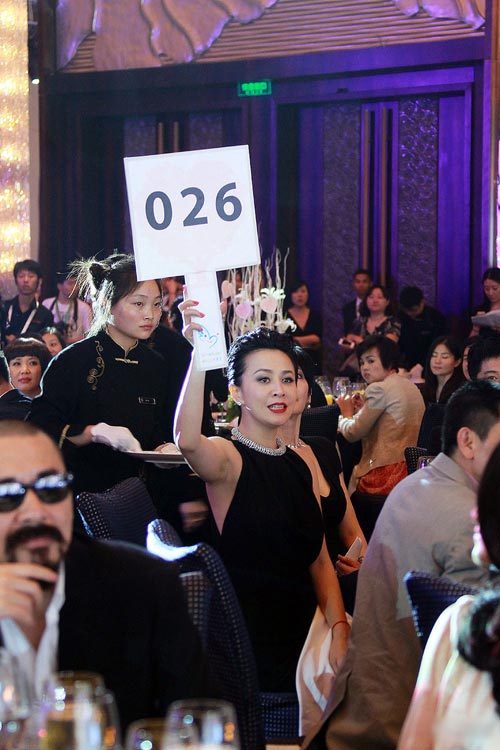 Lưu Gia Linh nổi bật trong tiệc từ thiện - 4
