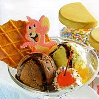 Ẩm thực - Ngộ nghĩnh kem xinh tặng bé yêu