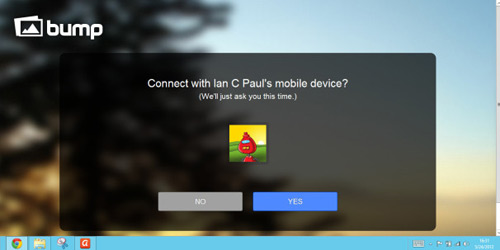 Bump - chia sẻ không dây dễ dàng giữa Smartphone và máy tính - 3