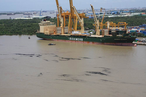Vệt đen kì lạ dài hàng km trên sông Sài Gòn - 1
