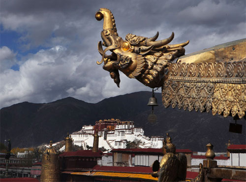 Cung điện Potala trong băng giá - 1