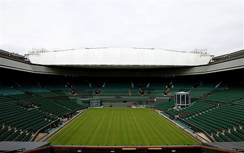 Wimbledon 2012: Dùng điện bảo vệ cỏ - 1