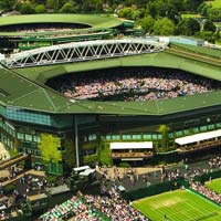 Thể thao - Wimbledon 2012: Dùng điện bảo vệ cỏ