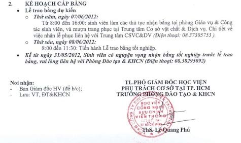 Học viện bị tố "làm tiền" sinh viên - 1